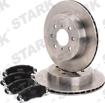 Stark SKBK-1090144 - Brake Set, disc brakes autospares.lv