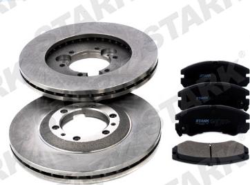 Stark SKBK-1090141 - Brake Set, disc brakes autospares.lv