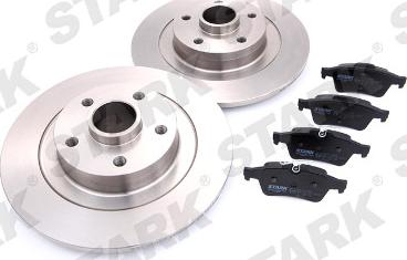 Stark SKBK-1090109 - Brake Set, disc brakes autospares.lv