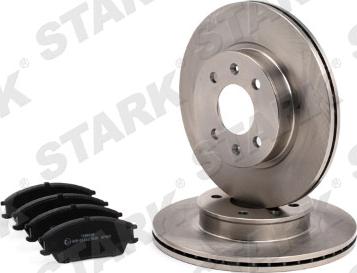 Stark SKBK-1090100 - Brake Set, disc brakes autospares.lv