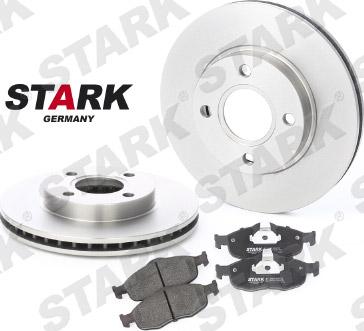 Stark SKBK-1090114 - Brake Set, disc brakes autospares.lv