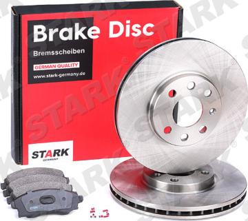 Stark SKBK-1090116 - Brake Set, disc brakes autospares.lv