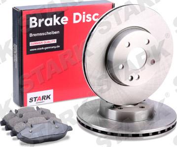 Stark SKBK-1090135 - Brake Set, disc brakes autospares.lv