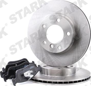 Stark SKBK-1090131 - Brake Set, disc brakes autospares.lv