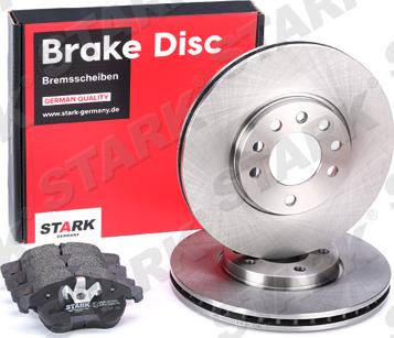 Stark SKBK-1090137 - Brake Set, disc brakes autospares.lv