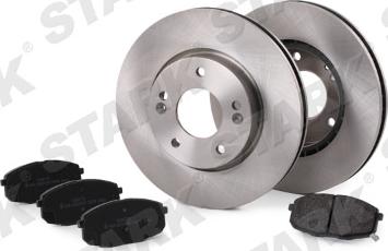 Stark SKBK-1090129 - Brake Set, disc brakes autospares.lv