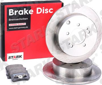 Stark SKBK-1090122 - Brake Set, disc brakes autospares.lv