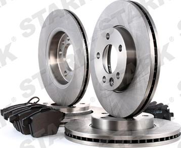 Stark SKBK-1090346 - Brake Set, disc brakes autospares.lv