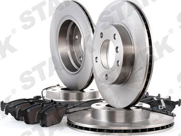 Stark SKBK-1090340 - Brake Set, disc brakes autospares.lv