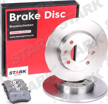 Stark SKBK-1090342 - Brake Set, disc brakes autospares.lv