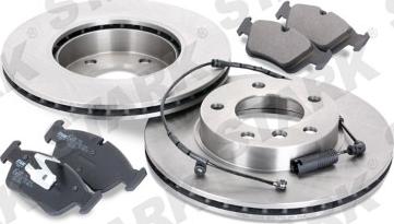 Stark SKBK-1090306 - Brake Set, disc brakes autospares.lv