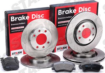 Stark SKBK-1090301 - Brake Set, disc brakes autospares.lv