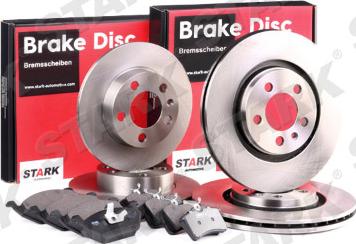 Stark SKBK-1090313 - Brake Set, disc brakes autospares.lv