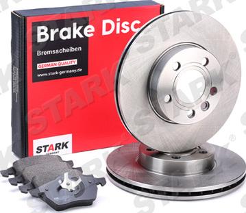 Stark SKBK-1090334 - Brake Set, disc brakes autospares.lv