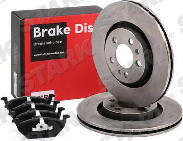 Stark SKBK-1090328 - Brake Set, disc brakes autospares.lv