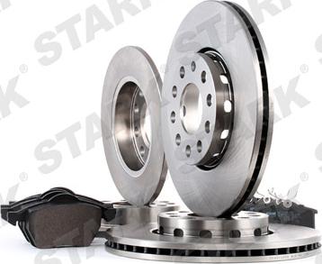 Stark SKBK-1090323 - Brake Set, disc brakes autospares.lv