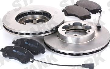 Stark SKBK-1090253 - Brake Set, disc brakes autospares.lv