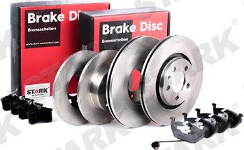 Stark SKBK-1090285 - Brake Set, disc brakes autospares.lv