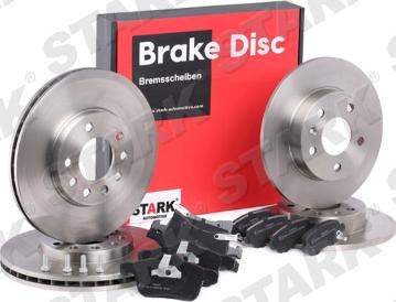 Stark SKBK-1090288 - Brake Set, disc brakes autospares.lv