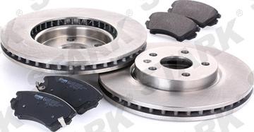 Stark SKBK-1090283 - Brake Set, disc brakes autospares.lv