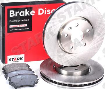 Stark SKBK-1090283 - Brake Set, disc brakes autospares.lv