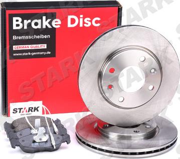 Stark SKBK-1090282 - Brake Set, disc brakes autospares.lv