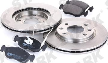 Stark SKBK-1090282 - Brake Set, disc brakes autospares.lv