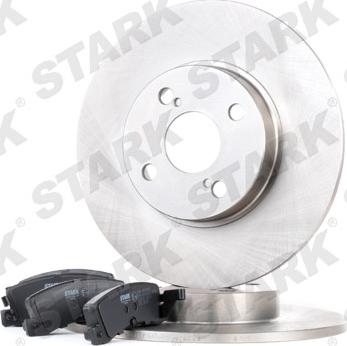 Stark SKBK-1090234 - Brake Set, disc brakes autospares.lv