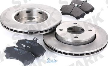 Stark SKBK-1090230 - Brake Set, disc brakes autospares.lv