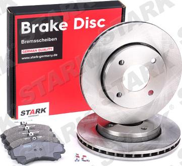 Stark SKBK-1090230 - Brake Set, disc brakes autospares.lv