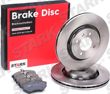 Stark SKBK-1090276 - Brake Set, disc brakes autospares.lv