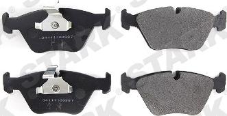 Stark SKBM-1026 - Brake Pad Set, disc brake autospares.lv