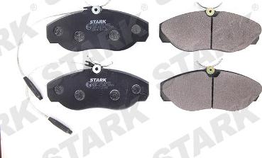 Stark SKBP-0010455 - Brake Pad Set, disc brake autospares.lv