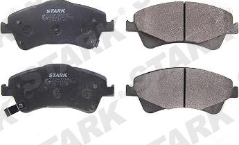 Stark SKBP-0010461 - Brake Pad Set, disc brake autospares.lv