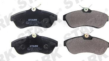 Stark SKBP-0010406 - Brake Pad Set, disc brake autospares.lv