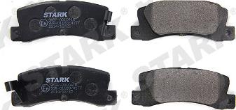 Stark SKBP-0010418 - Brake Pad Set, disc brake autospares.lv