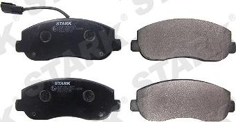 Stark SKBP-0010429 - Brake Pad Set, disc brake autospares.lv