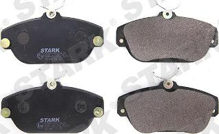 Stark SKBP-0010424 - Brake Pad Set, disc brake autospares.lv