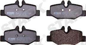 Stark SKBP-0010098 - Brake Pad Set, disc brake autospares.lv