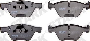 Stark SKBP-0010045 - Brake Pad Set, disc brake autospares.lv