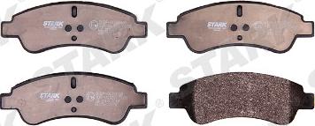 Stark SKBP-0010048 - Brake Pad Set, disc brake autospares.lv