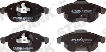 Stark SKBP-0010043 - Brake Pad Set, disc brake autospares.lv