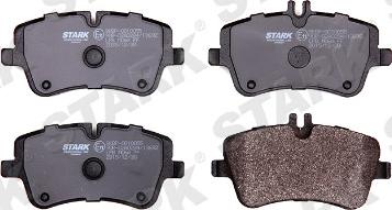 Stark SKBP-0010055 - Brake Pad Set, disc brake autospares.lv