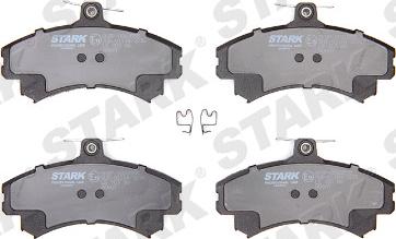 Stark SKBP-0010058 - Brake Pad Set, disc brake autospares.lv