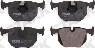 Stark SKBP-0010069 - Brake Pad Set, disc brake autospares.lv