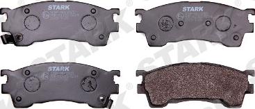 Stark SKBP-0010062 - Brake Pad Set, disc brake autospares.lv