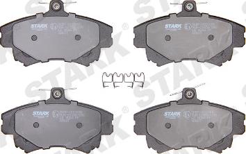 Stark SKBP-0010086 - Brake Pad Set, disc brake autospares.lv