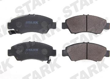 Stark SKBP-0010080 - Brake Pad Set, disc brake autospares.lv