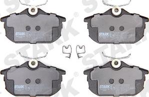 Stark SKBP-0010039 - Brake Pad Set, disc brake autospares.lv