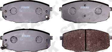 Stark SKBP-0010075 - Brake Pad Set, disc brake autospares.lv